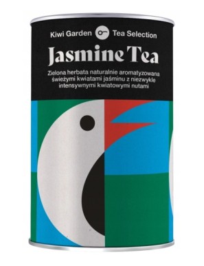 Herbata liściasta Jasmine tuba Kiwigarden 100g