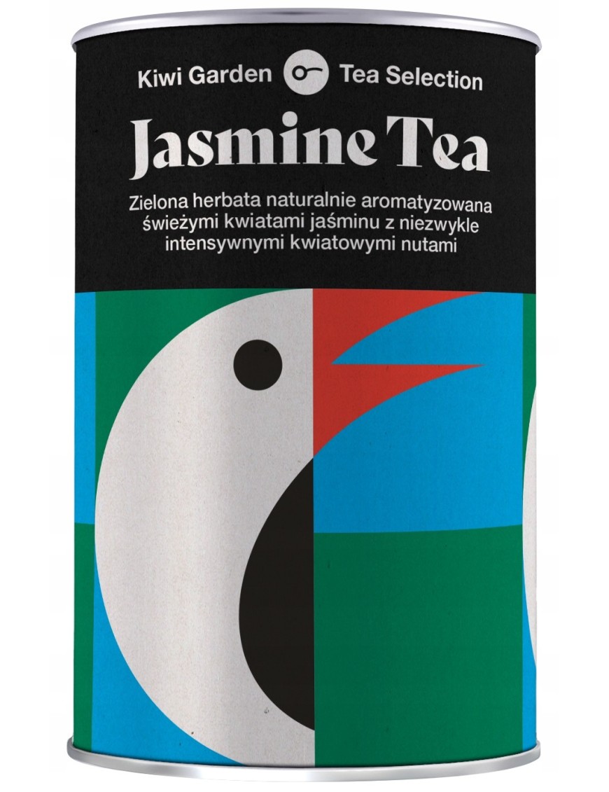 Herbata liściasta Jasmine tuba Kiwigarden 100g