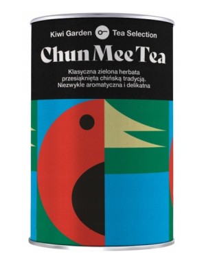 Herbata liściasta Chun Mee tuba 100g Kiwigarden