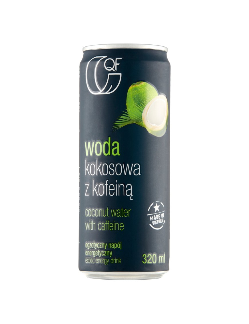 Qf woda kokosowa z kofeiną 320ml