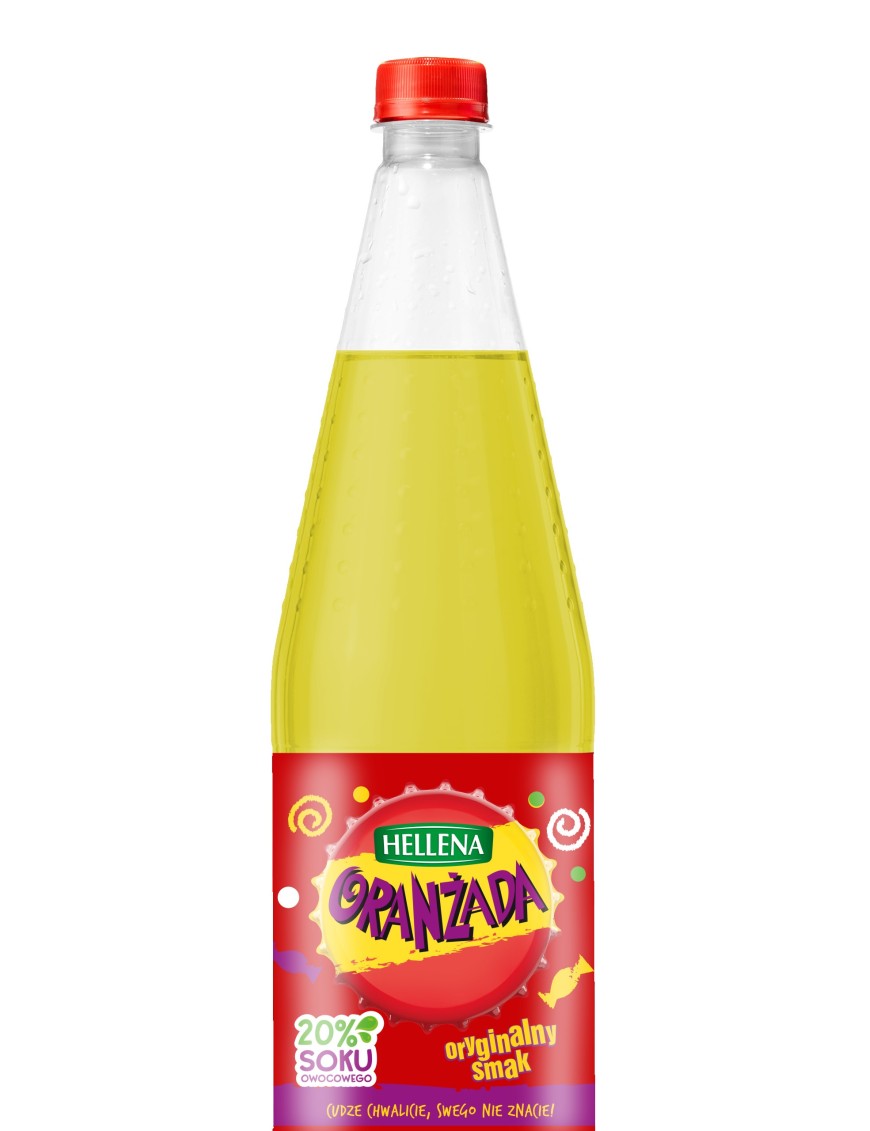 Oranżada Hellena Żółta 20% soku 1,25l
