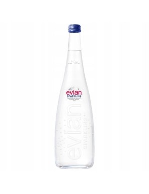 EVIAN woda mineralnagazowana szkło 750ml