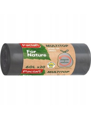 Paclan For Nature Multitop Worki na śmieci 60l 20