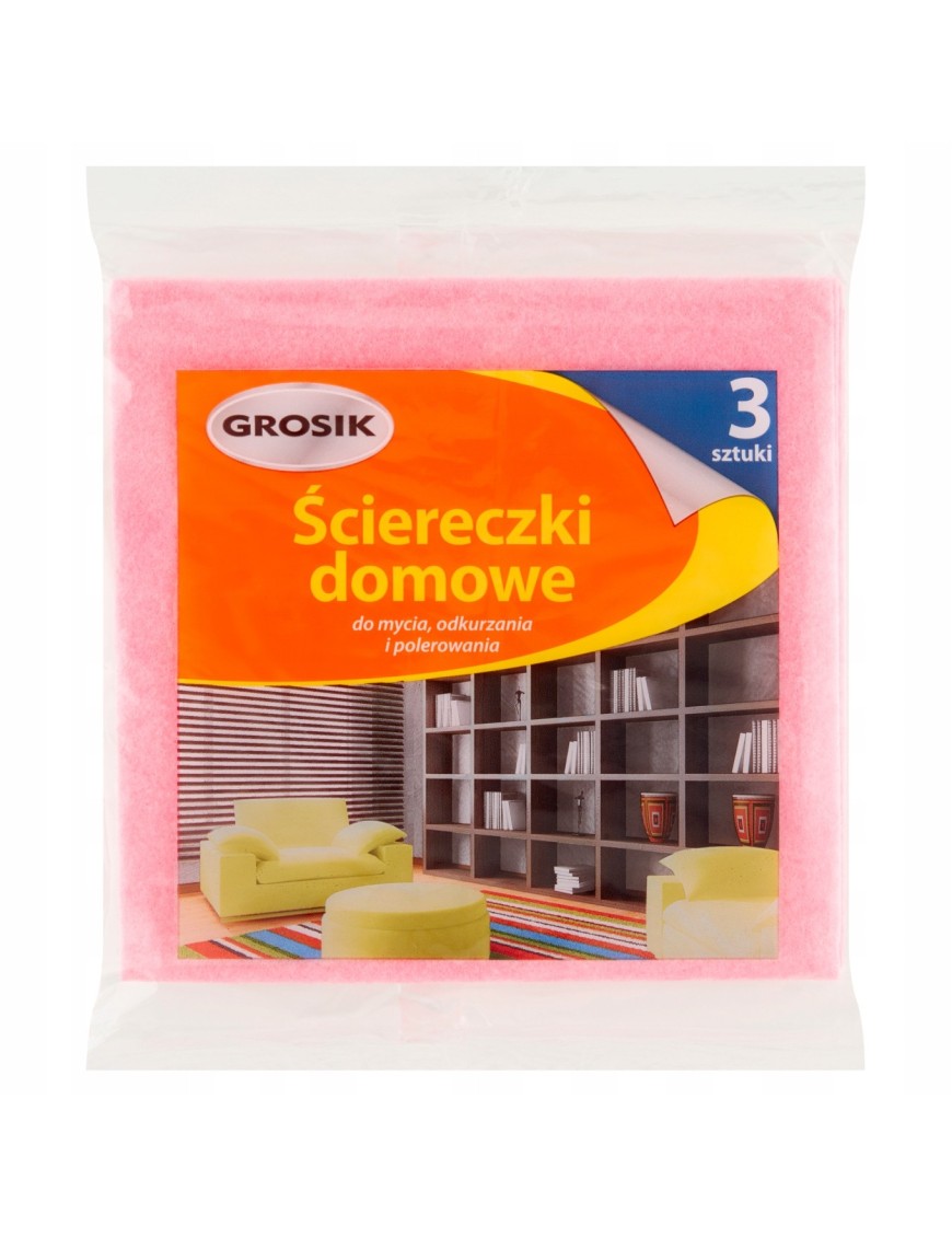 Grosik Ściereczki domowe 35 x 35 cm 3szt