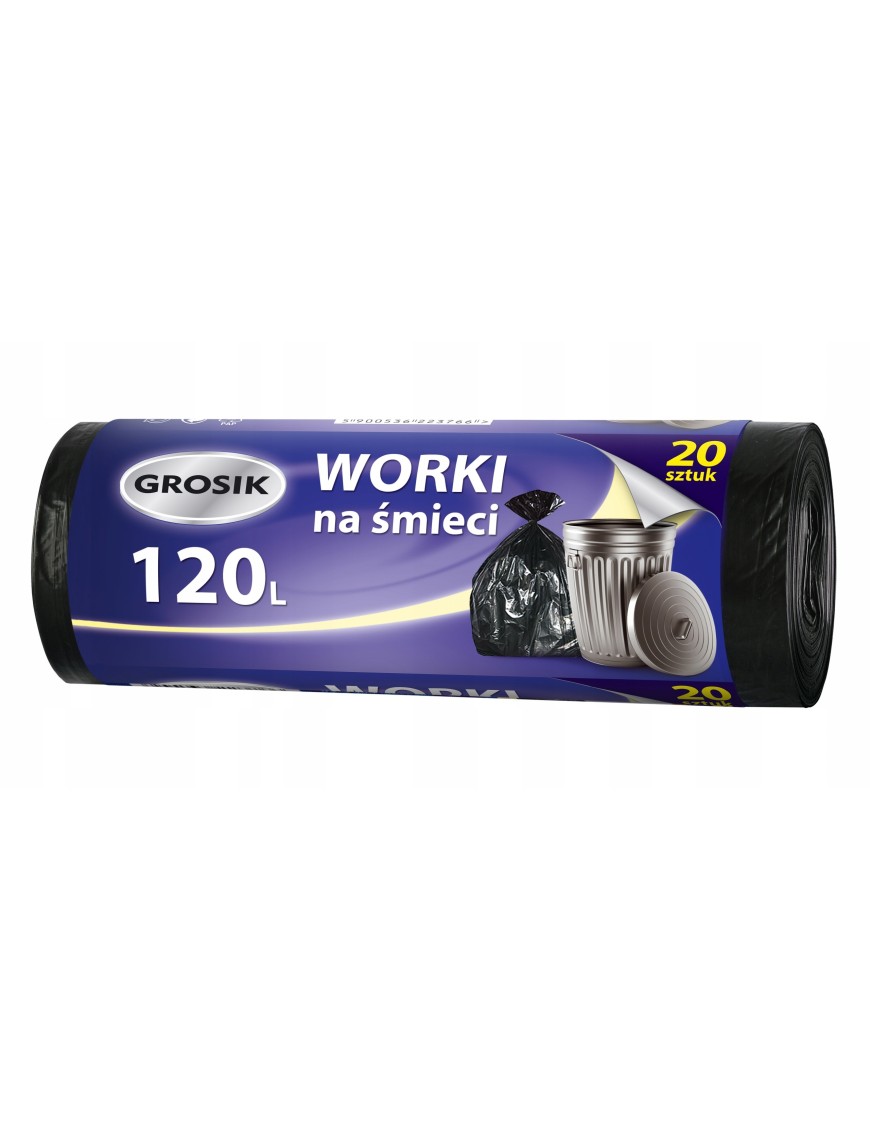 Grosik Worki na śmieci 120 l 20 szt