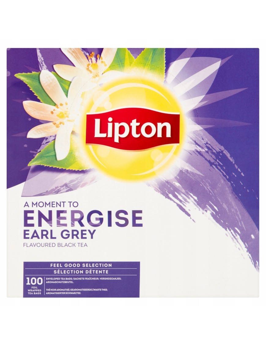 Lipton Earlgrey Herbata czarna aromatyzowana 200g