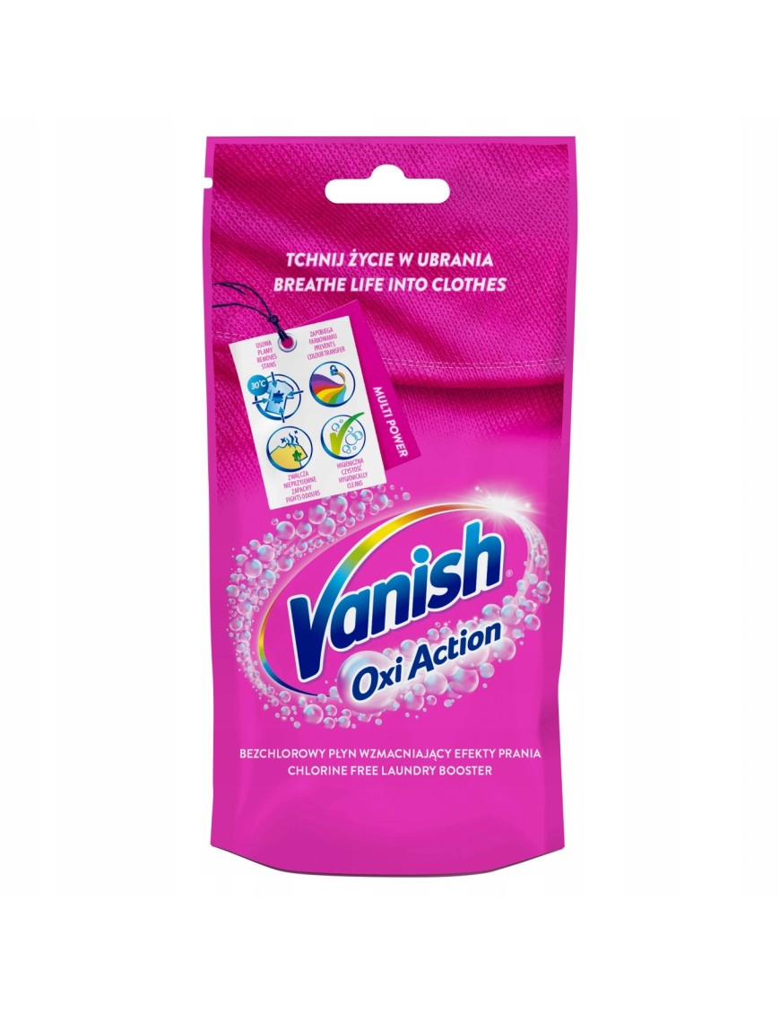 Vanish Oxi Action Odplamiacz do tkanin płyn 100ml