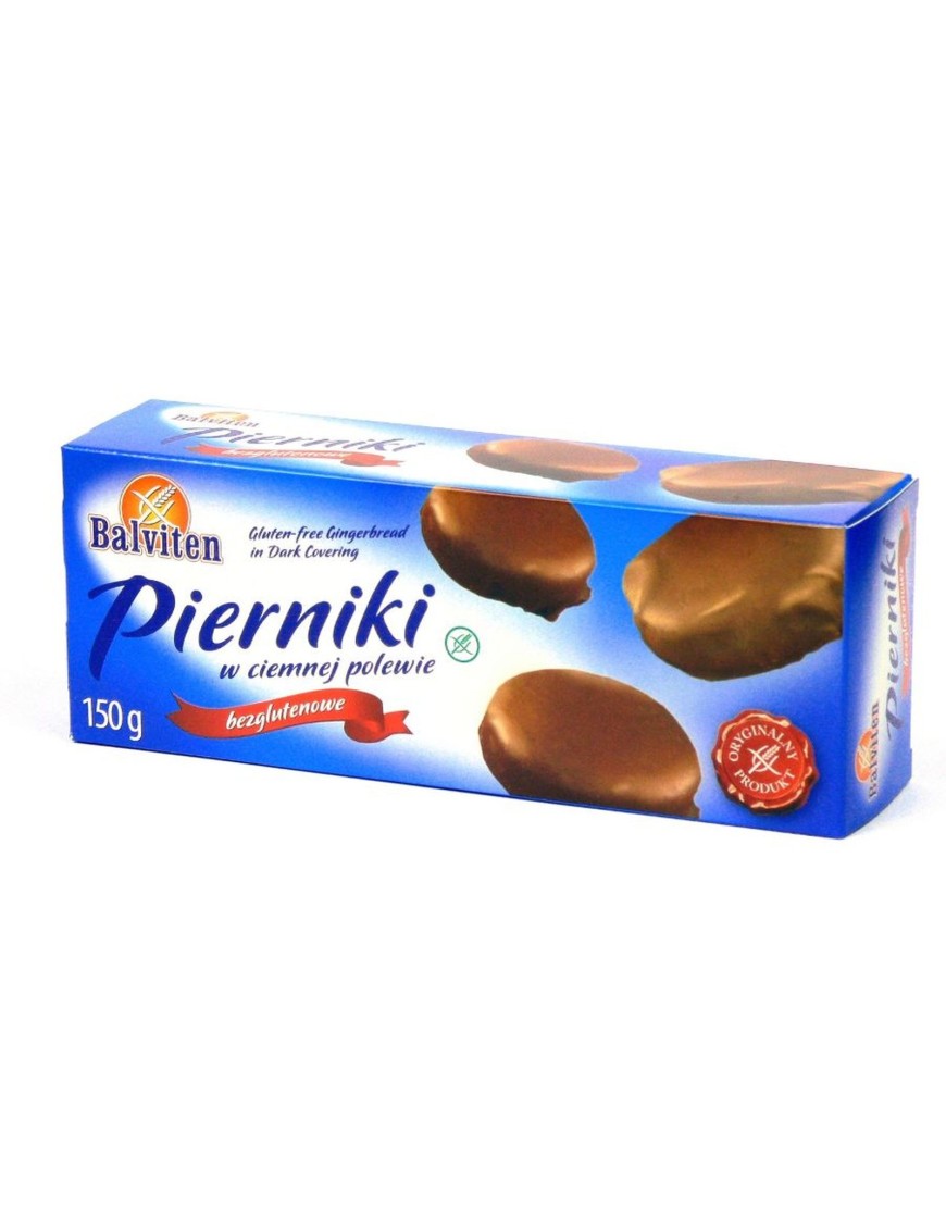 Balviten Pierniki w ciemniej polewie bezglutenowe