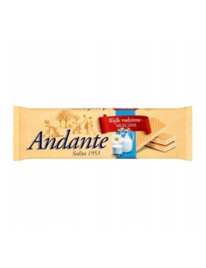 Andante Wafle rodzinne mleczne 130 g