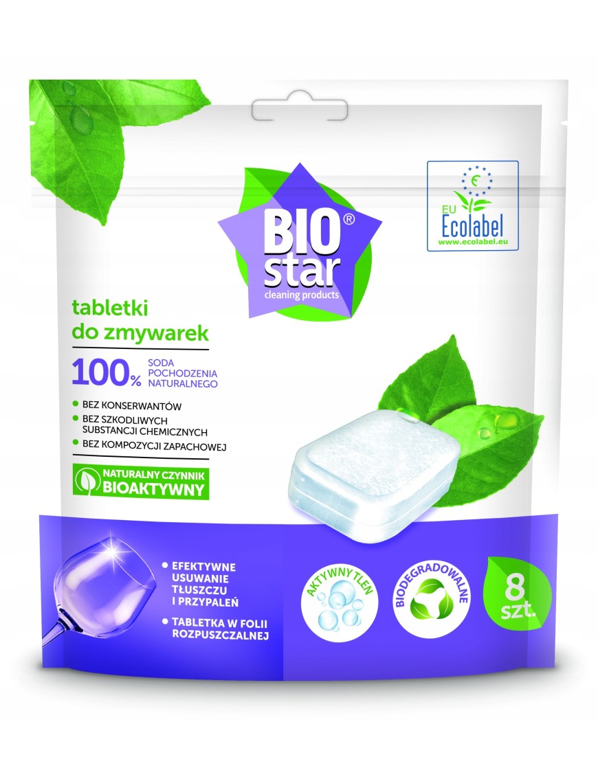 BIOstar cleaning products tabletki do zmywarek 8sz