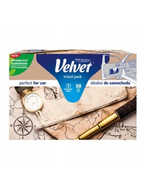 Velvet Travel Pack Chusteczki uniwersalne 50sztuk