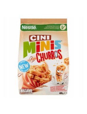 Nestlé Cini Minis Churros Płatki śniadaniowe 400 g