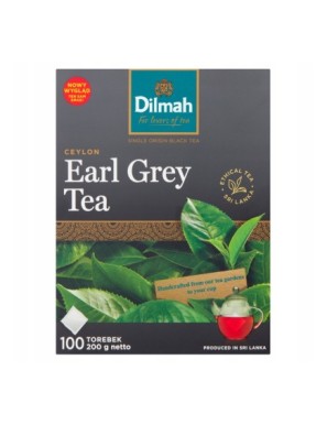 Cejlońska czarna herbata Earl Grey 100 x2g Dilmah