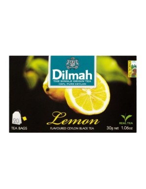 Dilmah Lemon Cejlońska czarna herbata 30g 20szt