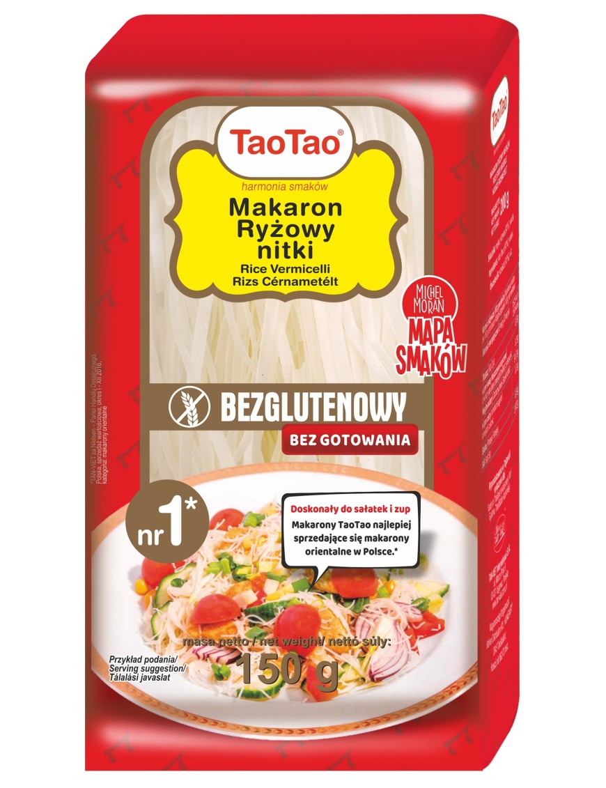 Tao Tao Makaron ryżowy nitki 200 g