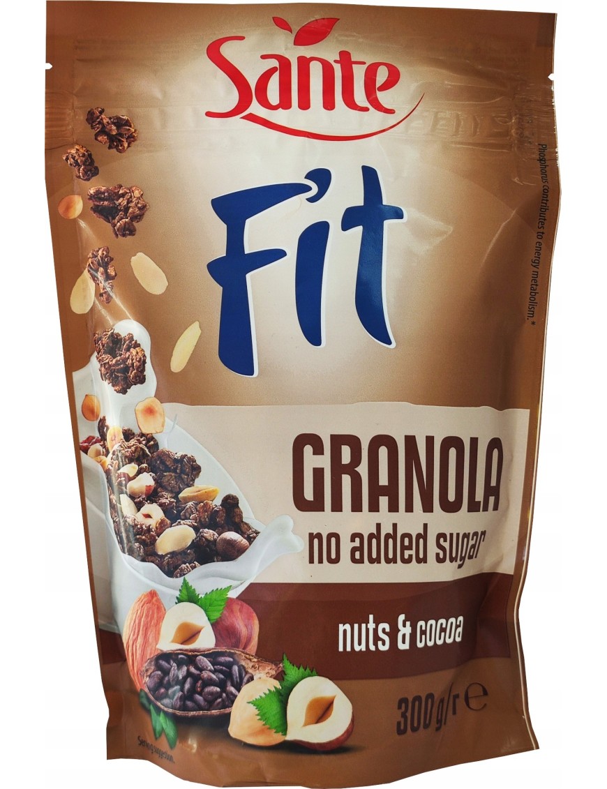 Sante Fit Granola orzechy & kakao 300 g