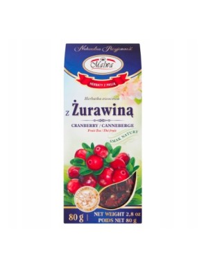 Malwa Herbatka owocowa z żurawiną 80 g