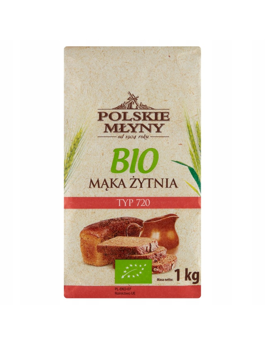 Polskie Młyny Bio Mąka żytnia typ 720 1 kg