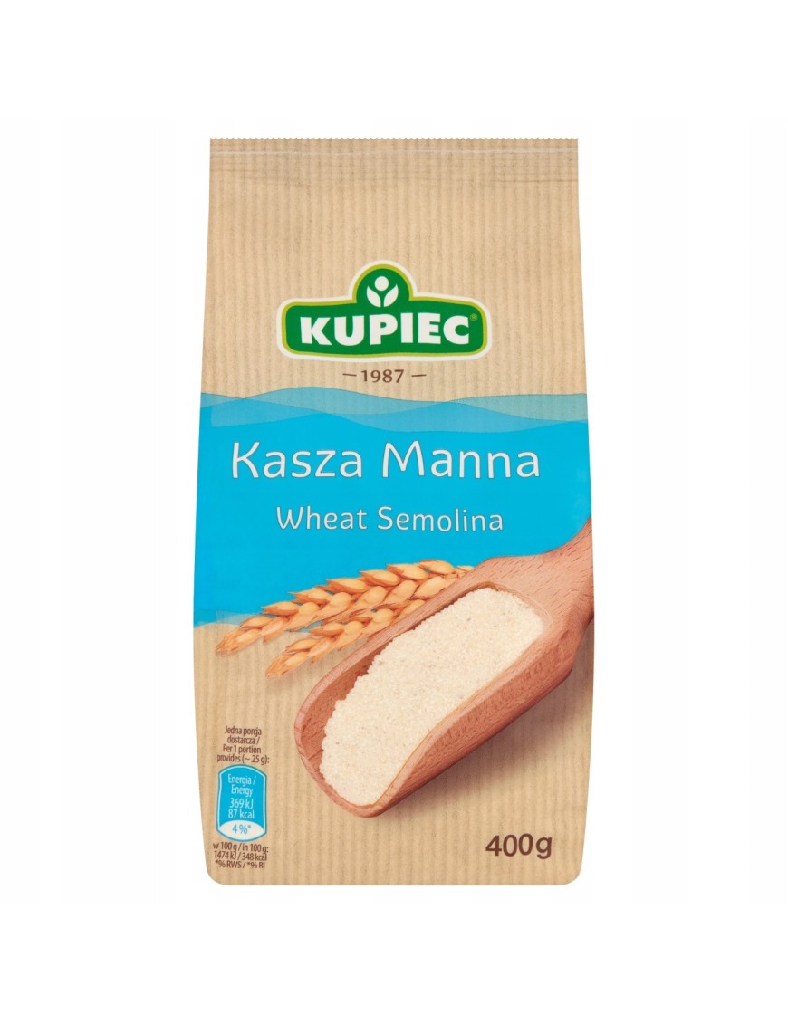 Kupiec Kasza manna 400 g