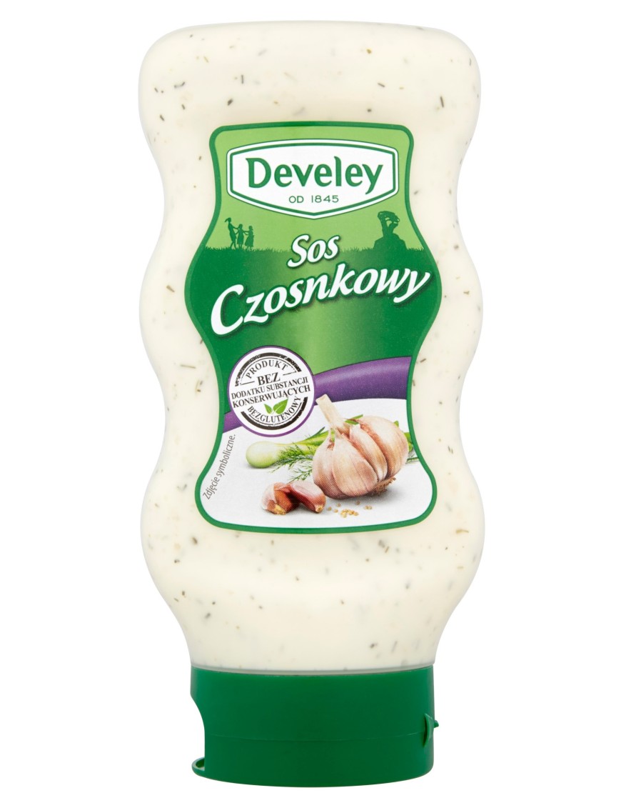 Develey Sos czosnkowy łagodny 410 g