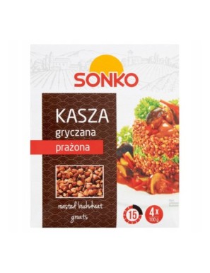 Sonko Kasza gryczana prażona 400 g (4 x 100 g)