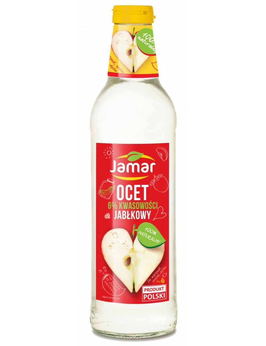 Jamar Ocet jabłkowy 6 % kwasowości 500 ml