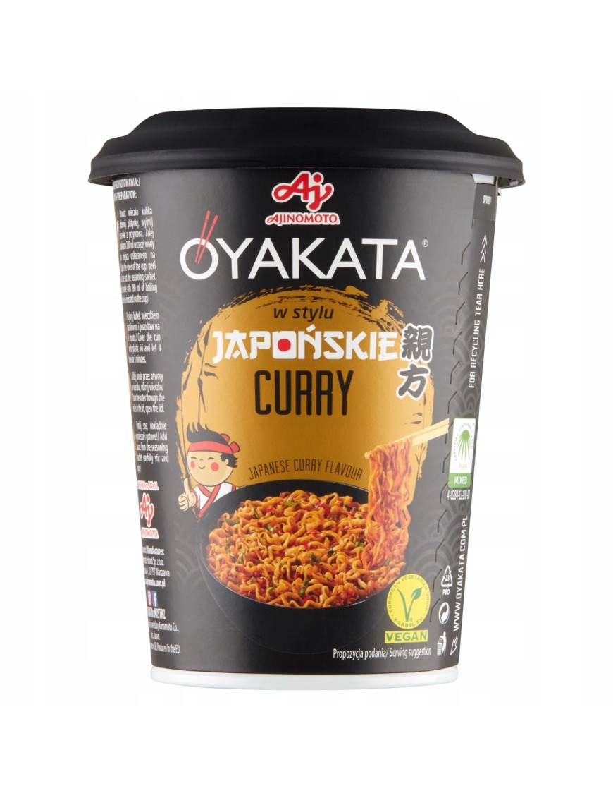 OYAKATA Danie instant z sosem japońskie curry 90 g