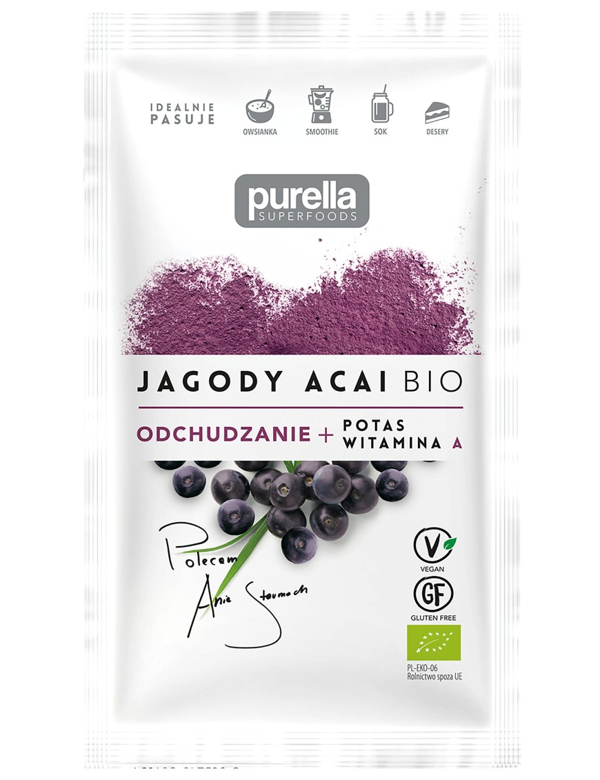 Purella Superfoods Jagody acai Bio 21 g
