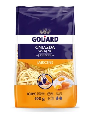 Goliard Makaron 2-jajeczny wstęgi 400 g