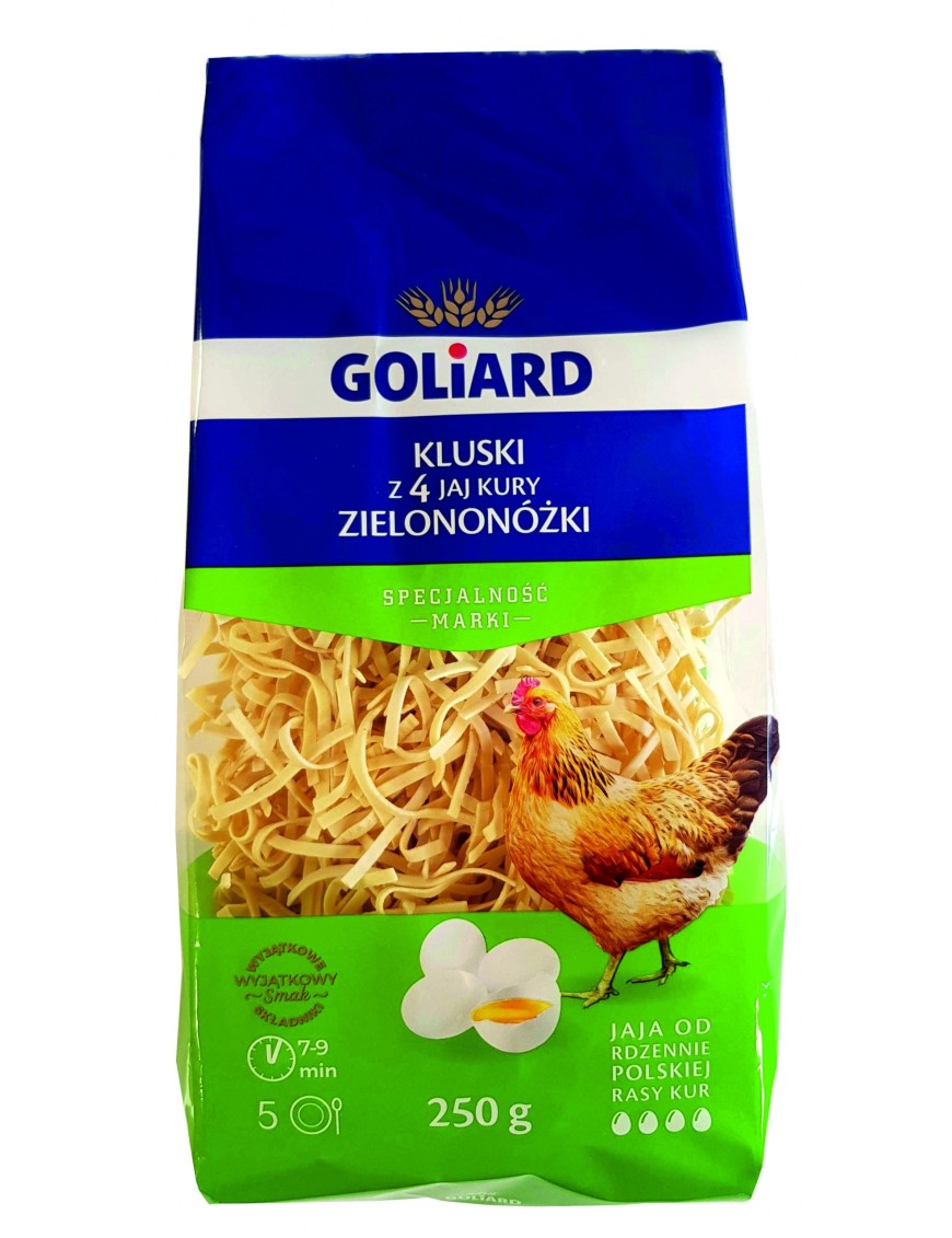 Goliard Kluski z jaj kury zielononóżki 250g