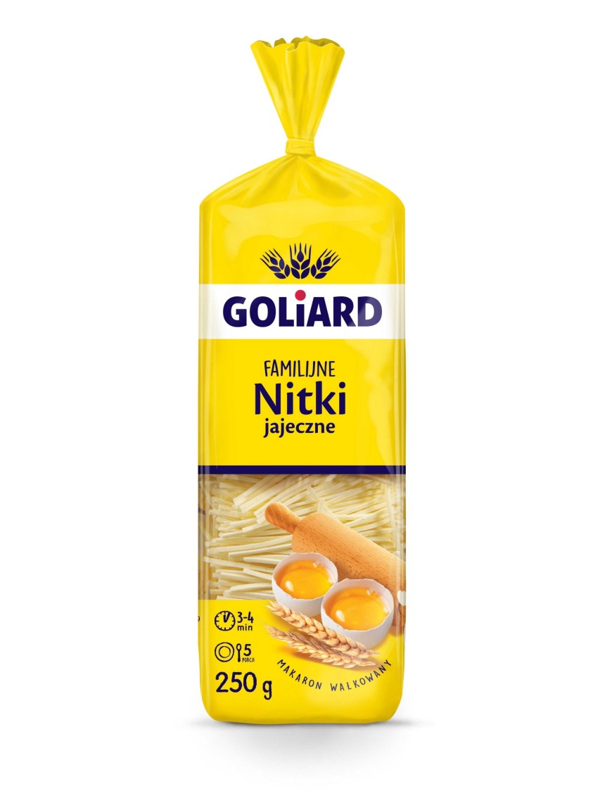 Goliard Makaron familijny nitki jajeczne 250 g