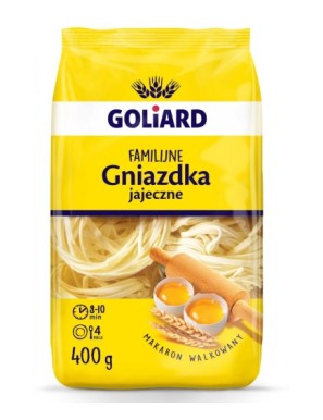 Goliard Makaron familijny gniazdka jajeczne 400 g