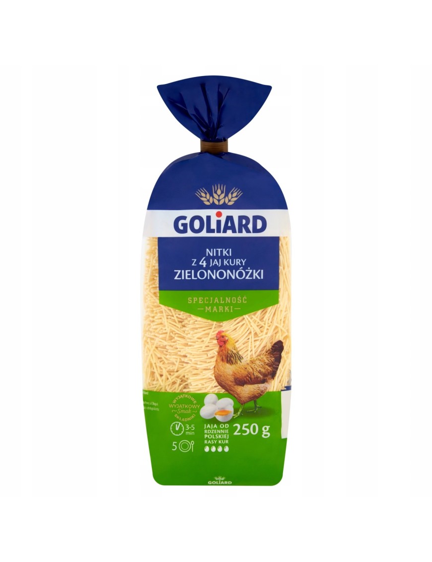 Goliard Makaron z 4 jaj kury zielononóżki 250 g