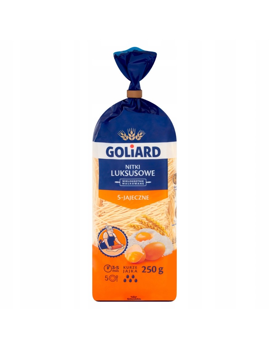 Goliard Makaron 5 jajeczny nitki luksusowe 250 g