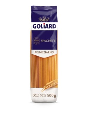 Makaron spaghetti pełne ziarno Goliard 500 g