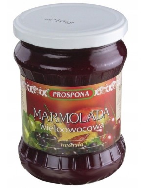 MARMOLADA TWARDA WIELOOWOCOWA 580G