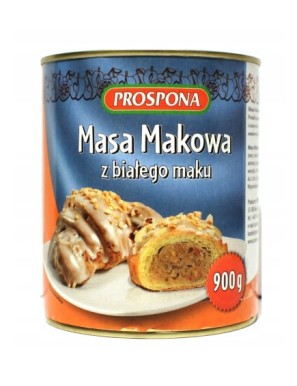 PROSPONA Masa makowa z białego maku 900g