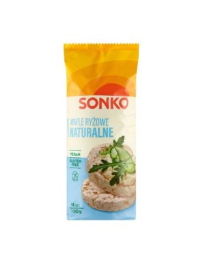 Sonko Classic Wafle ryżowe naturalne 130 g