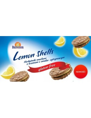 Balviten Herbatniki lemon shells bezglutenowe 150g