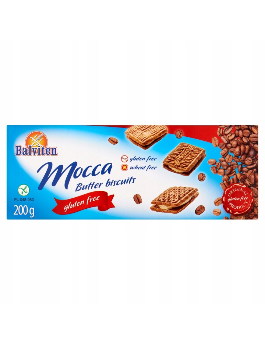 Balviten Herbatniki bezglutenowe mocca 200 g