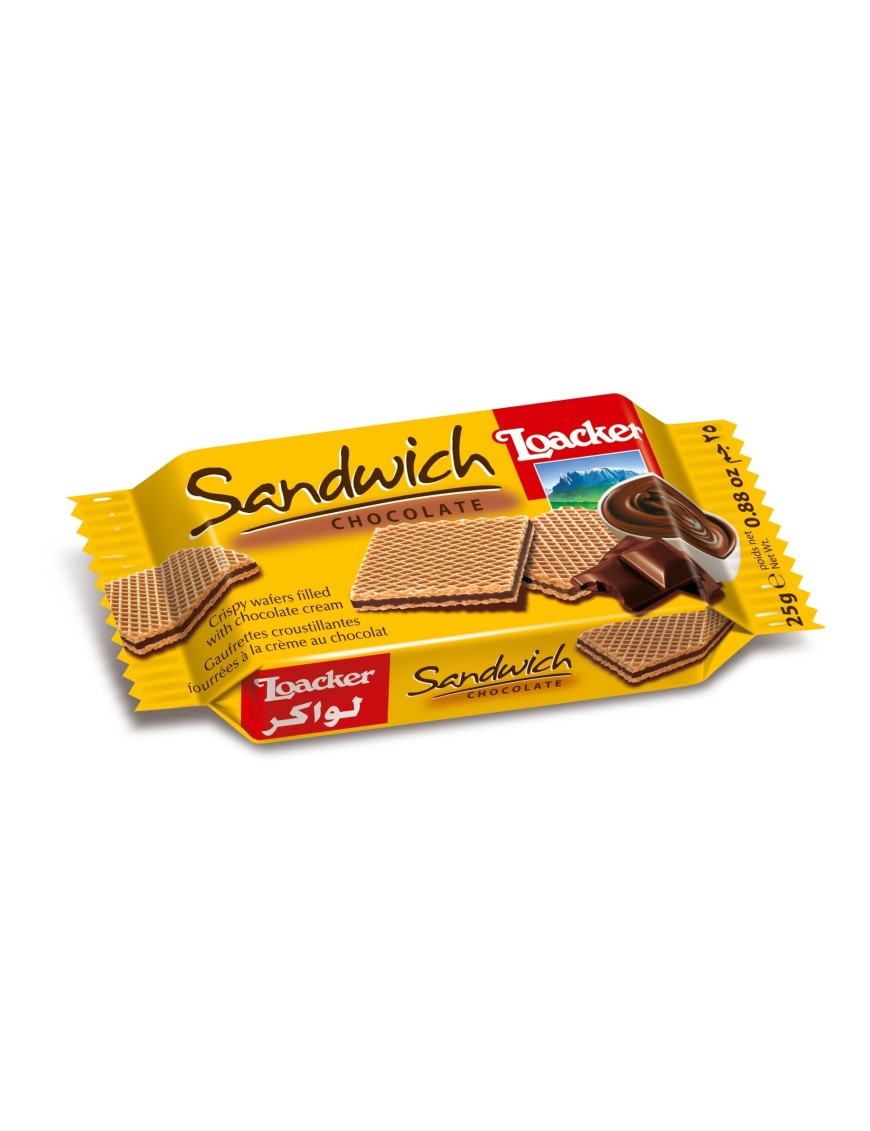 Loacker Sandwich Wafelek czekoladowy 25g