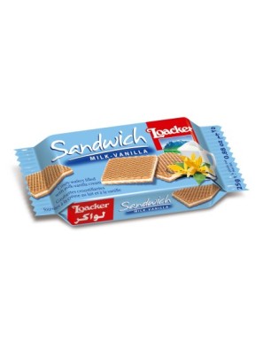 Loacker Sandwich Wafelek mleczno-waniliowy 25 g