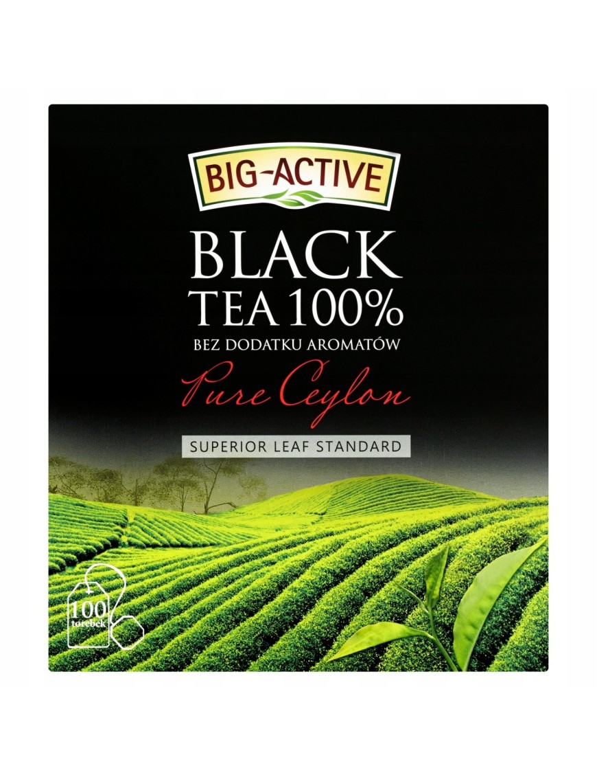 Big-Active Pure Ceylon Herbata czarna 100% 200 g