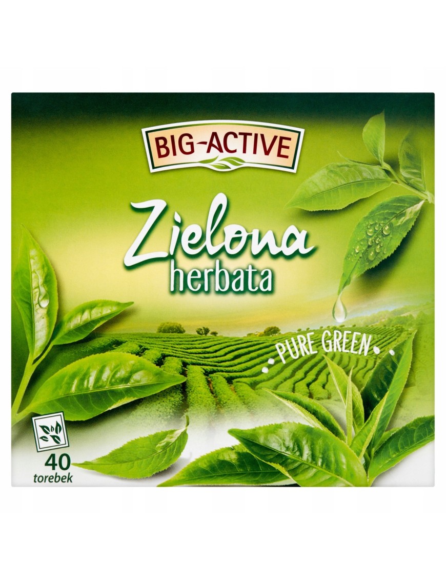 Big-Active Zielona herbata Pure Green 72 g
