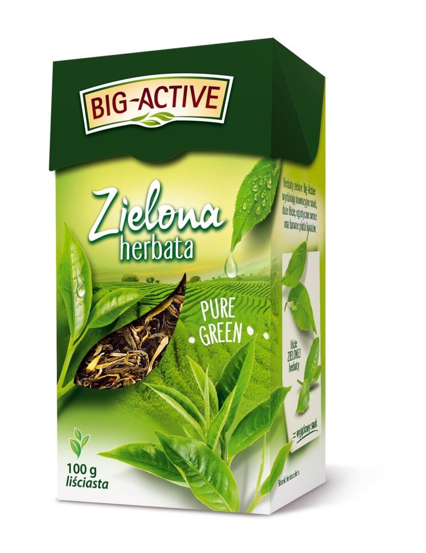 Big-Active Zielona herbata Pure Green liściasta