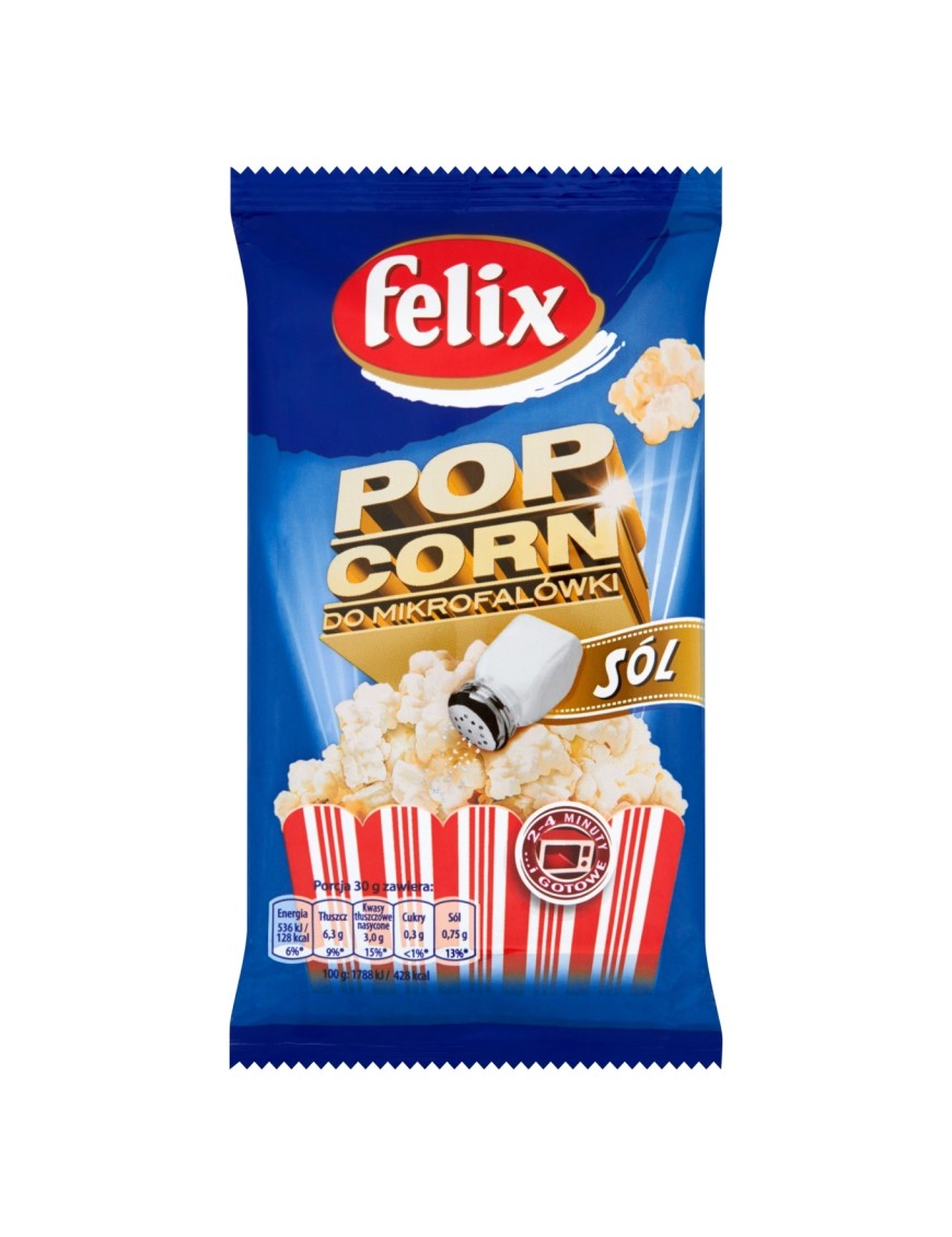 Felix Popcorn solony do mikrofalówki 90 g
