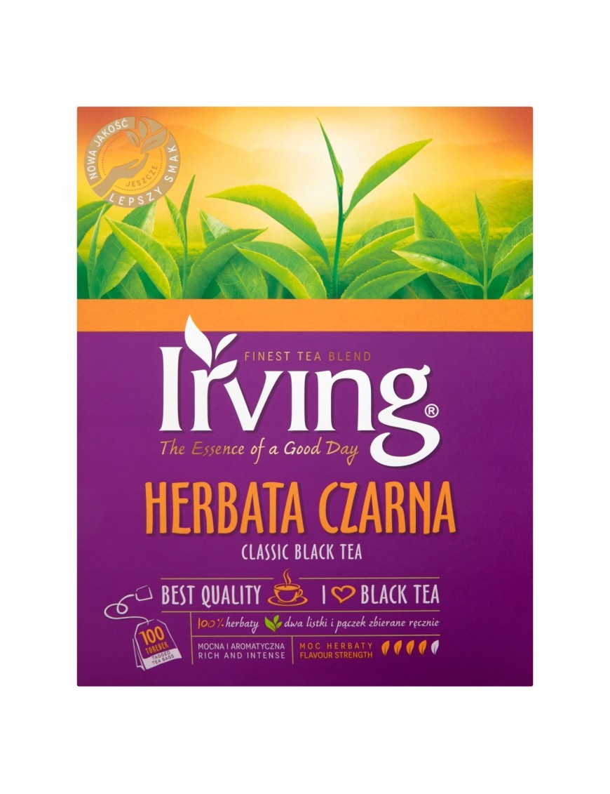 Irving Herbata czarna 200 g (100 torebek)