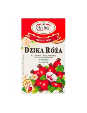 Malwa Herbatka owocowa dzika róża 40 g (20 x 2 g)