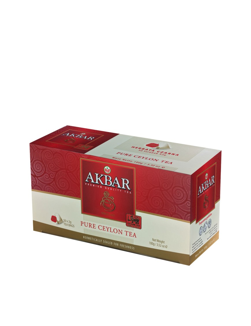 Akbar Ceylon Tea 50tbx2g