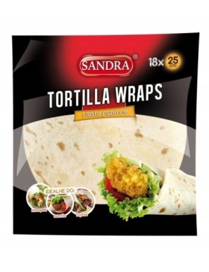 Tortilla SANDRA 1080g/18sztx25cm